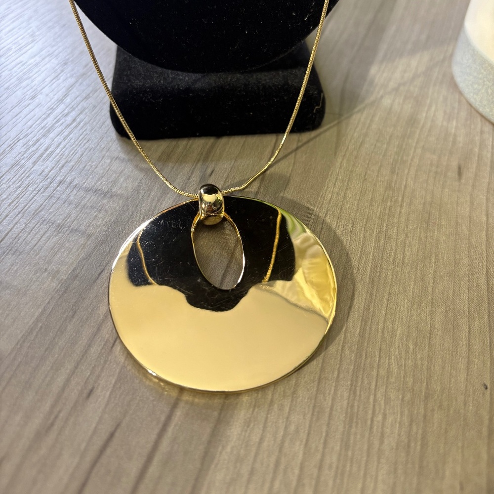 New Directions Large Circle Pendant Necklace